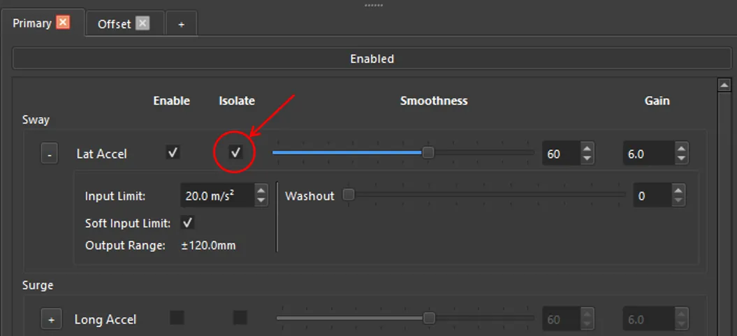 Isolating a single axes’ contributor