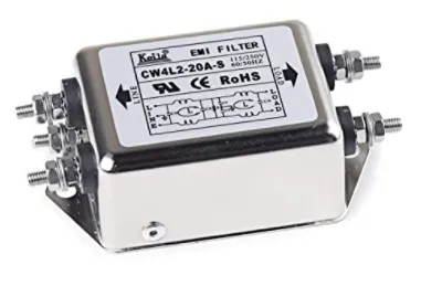 Chassis-mount EMI line filter